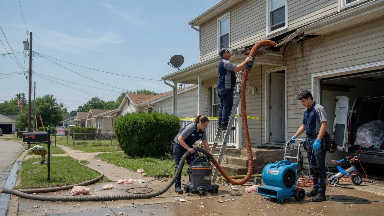 Water Damage Restoration in Edinburg, IL near me